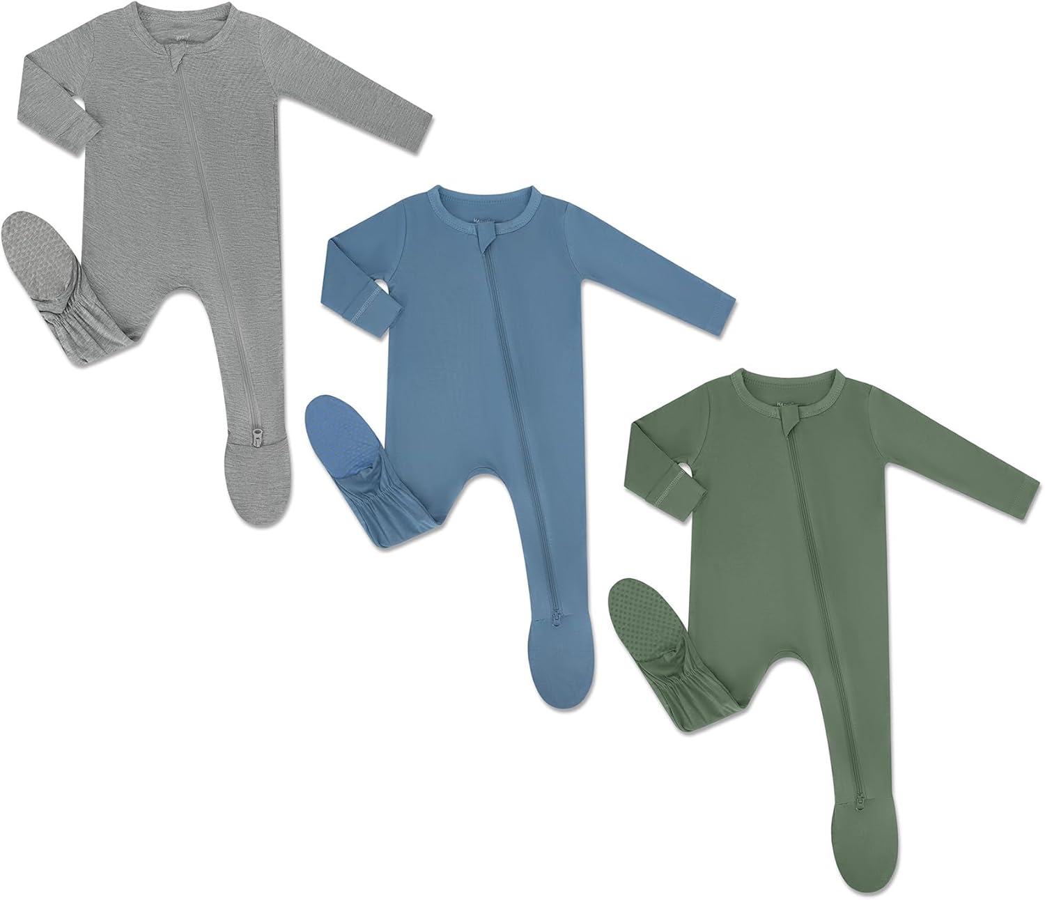 HAPIU Rayon from Bamboo Baby Footed Pajamas for Comfort