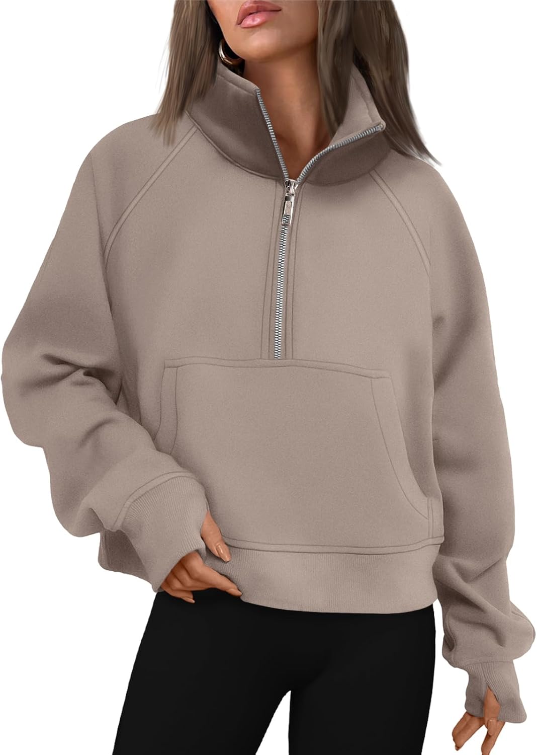 Cozy Half Zip Fleece Pullover - AUTOMET 2025 Fashion