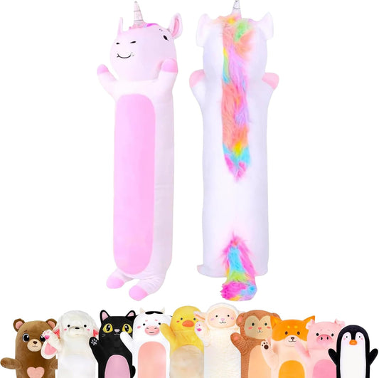 Unicorn Plush Body Pillow for Kids | Soft Cuddle Toy Gift