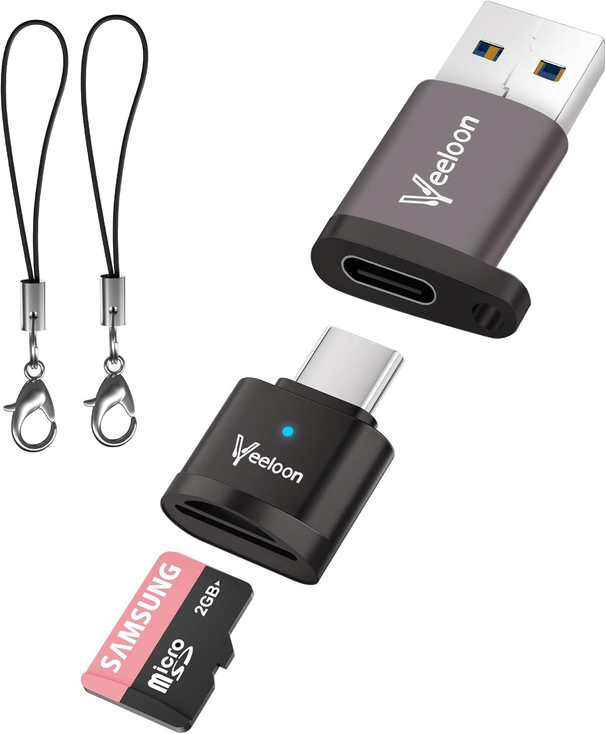 Veeloon Type C Card Reader: Ultra-Fast Data Transfer – GearMustHave