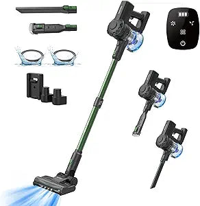 Vactidy Cordless Vacuum Cleaner with Strong Brushless Motor