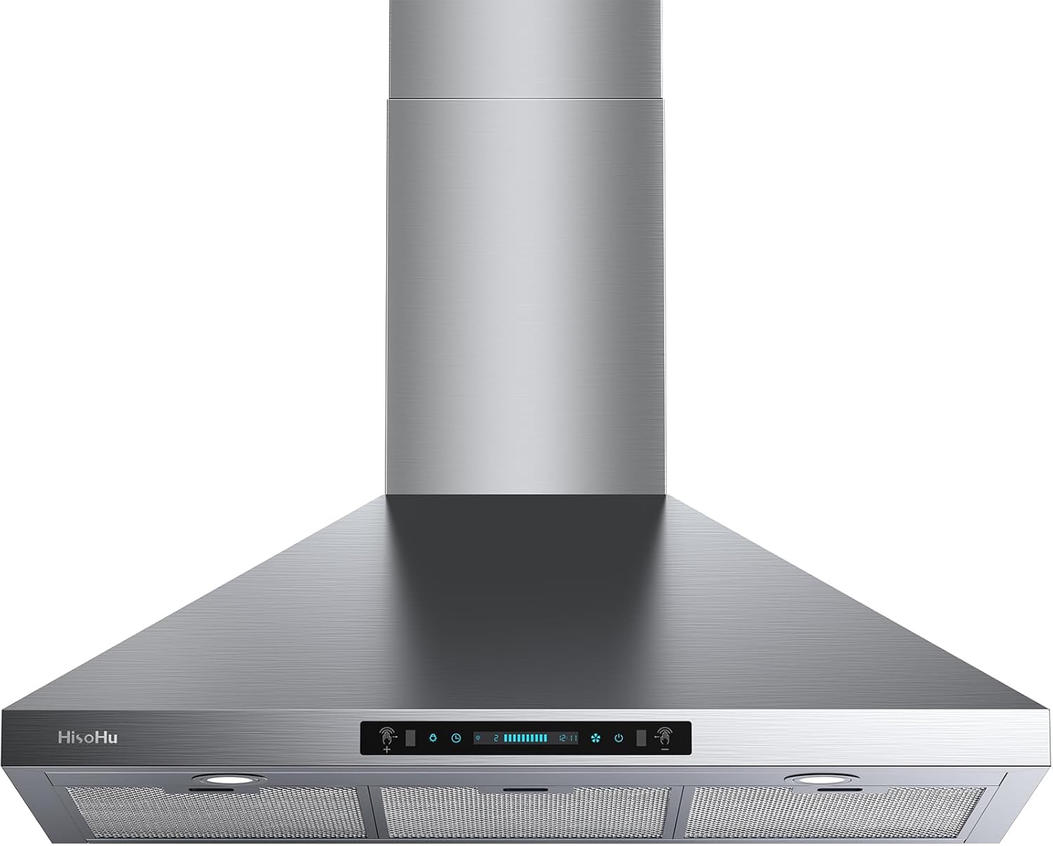 HisoHu Wall Mount Range Hood 36 Inch with Powerful Airflow
