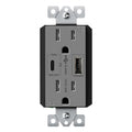 USB Outlet with GaN PD 65W and Tamper-Resistant Receptacles - Slim Fit