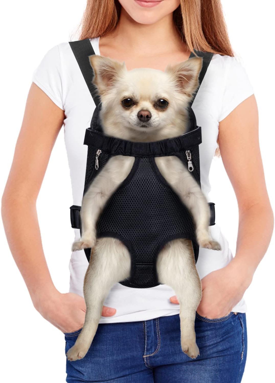 Nobleza Adjustable Front Dog Carrier Backpack - Pet Travel Essential