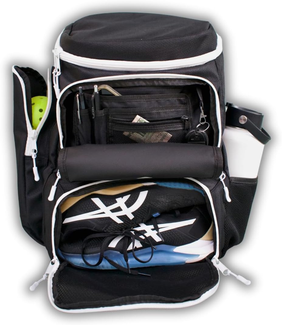 Max-Capacity Pickleball Bag for Men and Women with Shoe Compartment