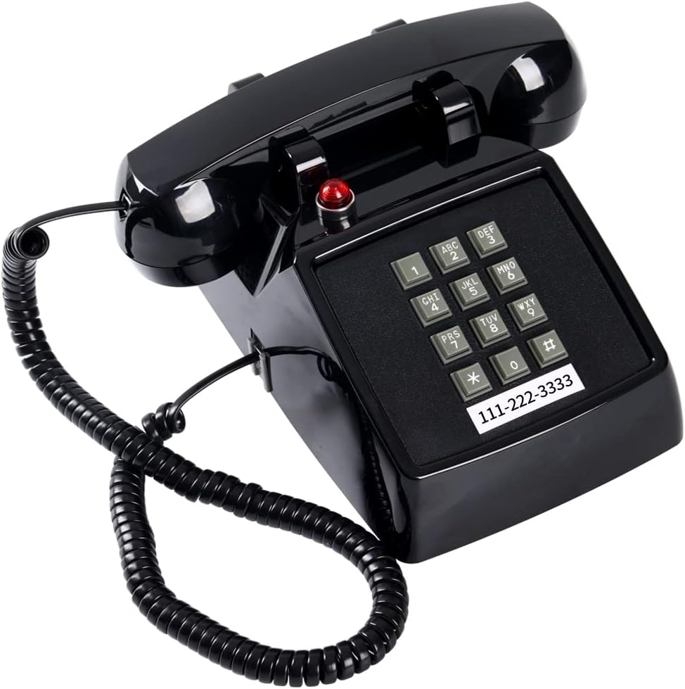 Retro Traditional Landline Phone for Elder with Large Buttons