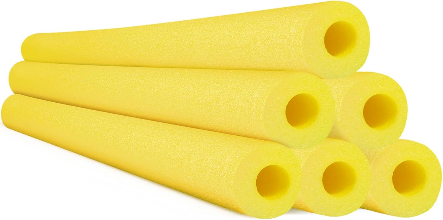 Hanaive 6 Pack Pool Noodles for Swimming and Craft Projects