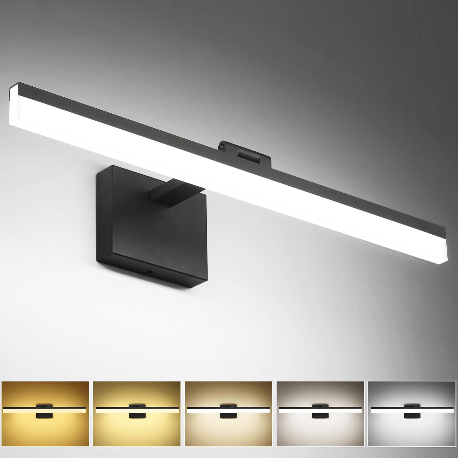 Dimmable LED Bathroom Vanity Light Fixture for Modern Spaces