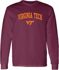 NCAA Team Color Arch Logo Long Sleeve T-Shirt - Official College Great
