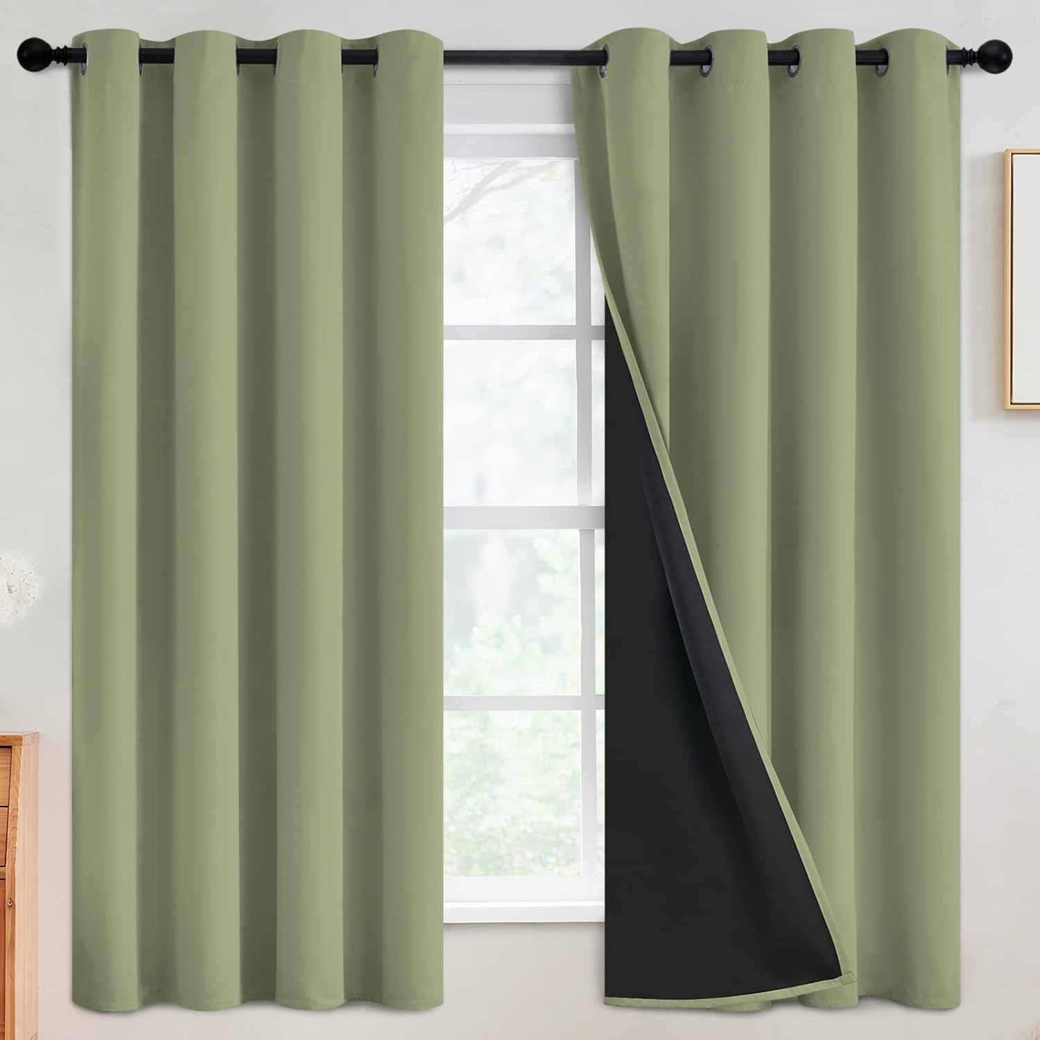 100% Blackout Curtains for Bedroom and Living Room by SimpleHome