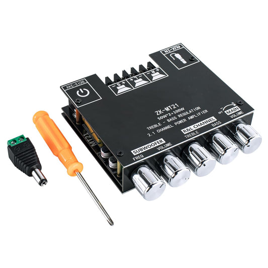 Hosyond 2.1Ch Bluetooth Amp 50W2+100W - Enhanced Sound Control