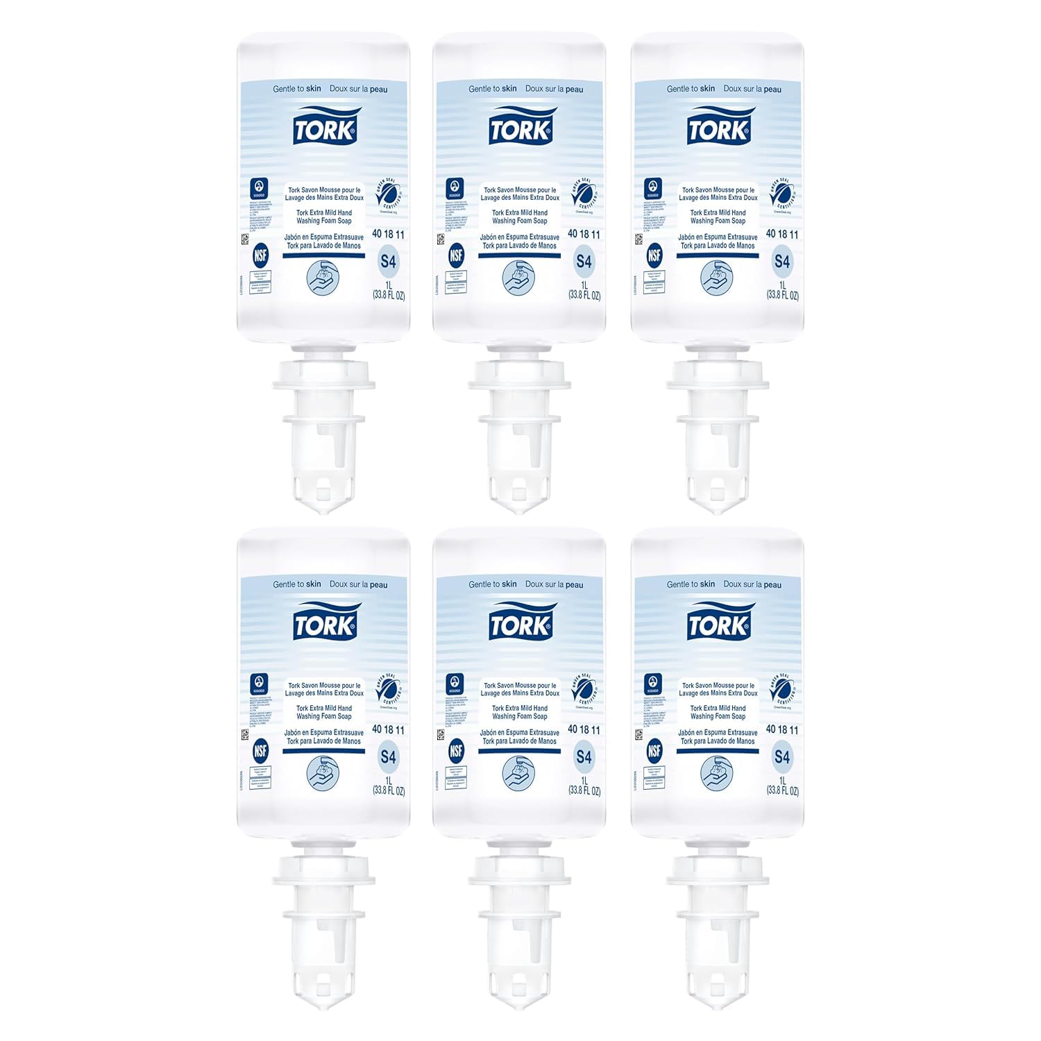 Tork Extra Mild Hand Washing Foam Soap S4, Fragrance Free 6L