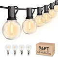 HISTAR 96 ft Outdoor String Lights G40 LED - Durable Patio Lighting