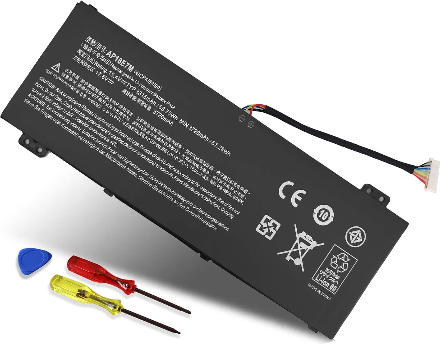 AP18E7M Battery for Acer Predator Helios and Nitro Series