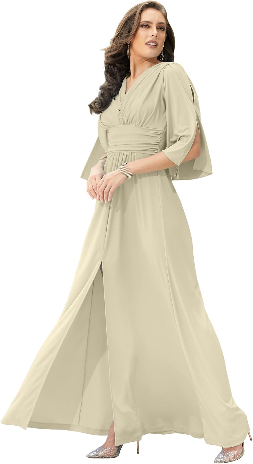KOH KOH Womens Long Bridesmaid Maxi Dress for Special Occasions