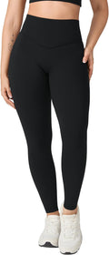 Hugcurve Full Length High Waisted Workout Leggings for Women - 28in