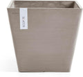 Ecopots Rotterdam Durable Modern Square Planter 12in - Recycled