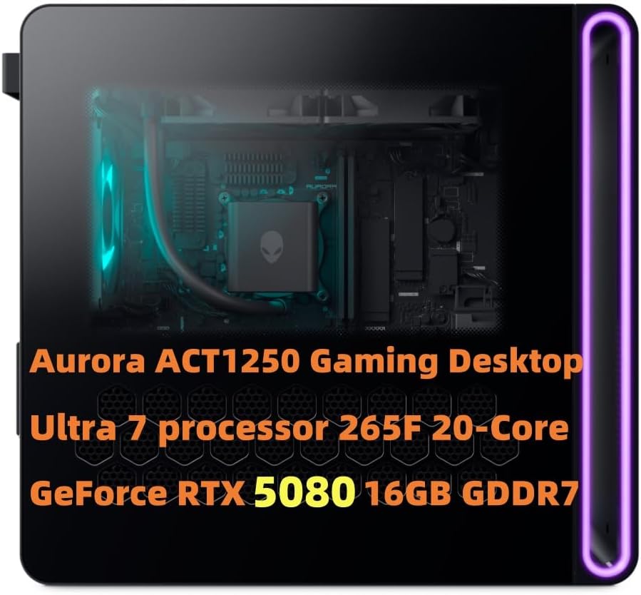 Alien.Ware Aurora ACT1250 Gaming Desktop with Ultra 7 Processor