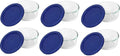 Pyrex 7200 2-Cup Glass Bowl & Dark Blue Lid (6-Pack) - Meal Prep Ready