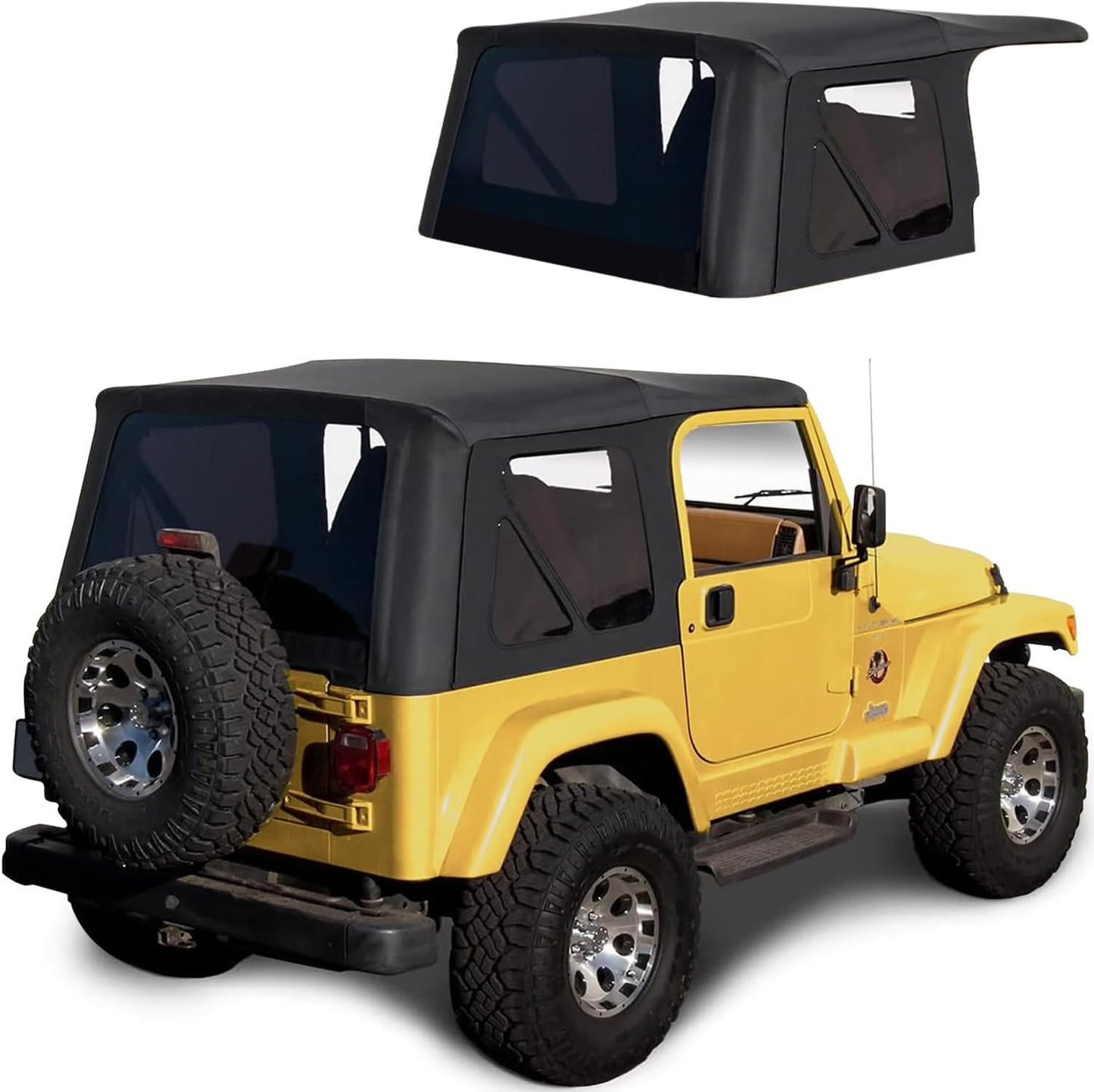 Sierra Offroad Soft Top for Jeep Wrangler TJ 1997-2006 - Black