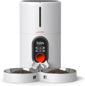 WOPET Automatic Cat Feeder for 2 Cats with Voice Recording