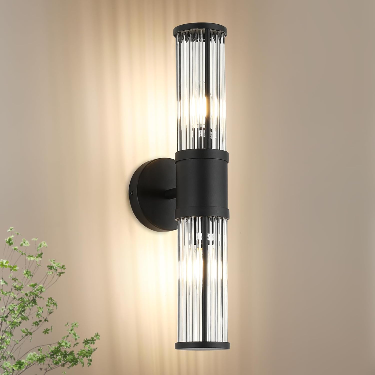 Modern Matte Black Bathroom Vanity Light Fixtures for Home