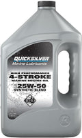 Quicksilver 25W-50 High Performance Marine Engine Oil - Durable