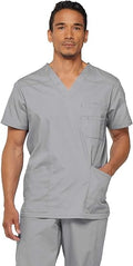 Dickies Xtreme Stretch Men's V-Neck Scrub Top - Comfortable Fit