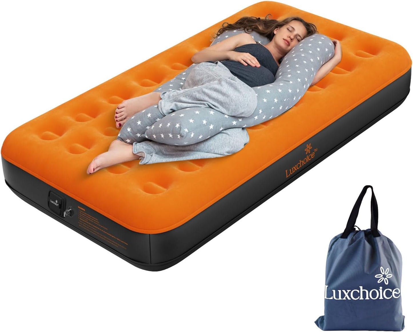 Portable Air Mattress with Rechargeable Pump - Luxchoice