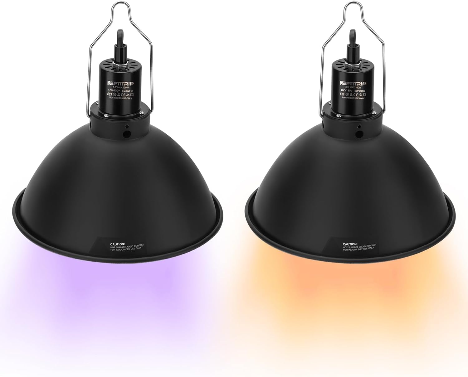 Reptile Light Fixture 8.5-Inch for UVB and Heat Lamp Needs