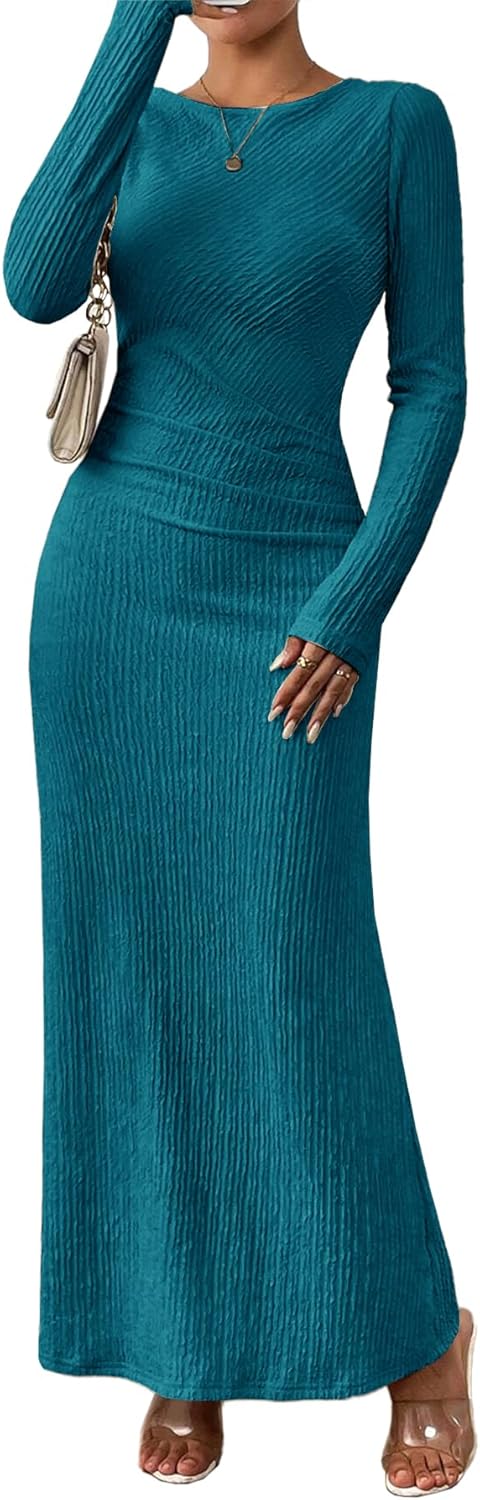 Stylish Long Sleeve Maxi Dress for Women 2025 by MITILLY