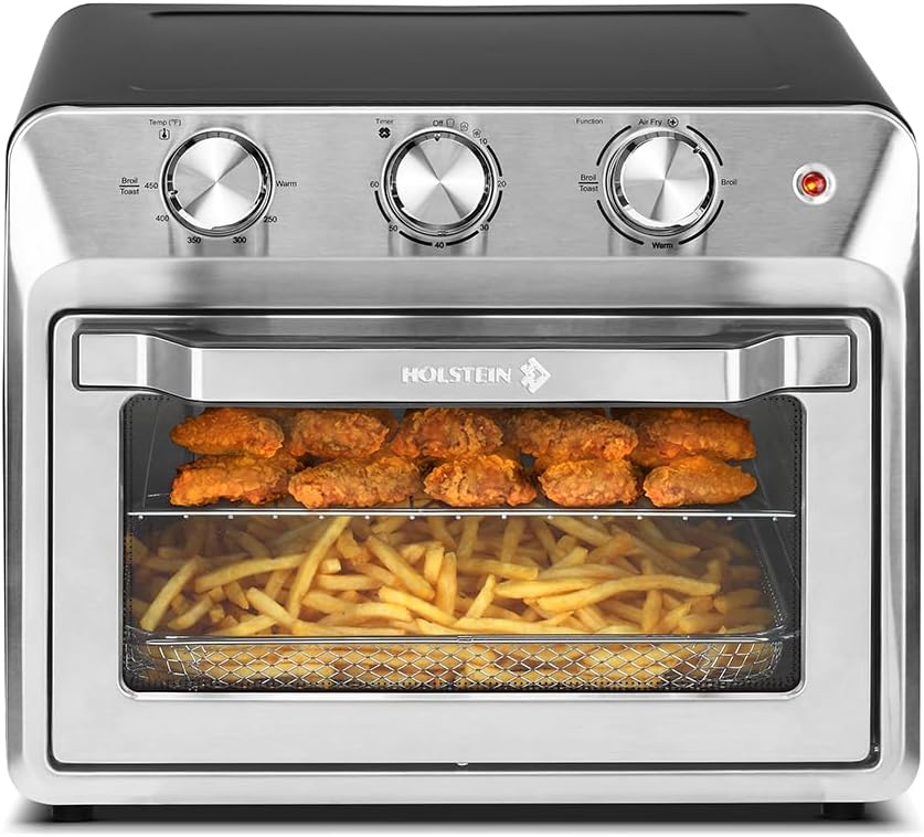 6-Slice Air Fryer Oven: Toast, Bake, Broil & Fry
