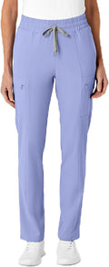 High Waist Slim Leg Scrub Pant - Fashion Fit and Function