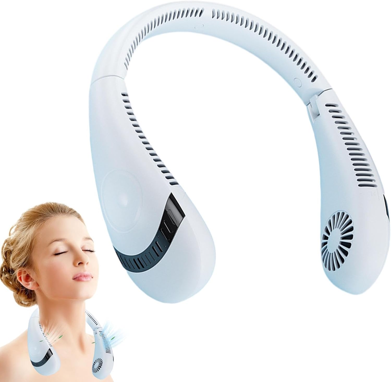 Portable Rechargeable Neck Fan - Stay Cool Anywhere!