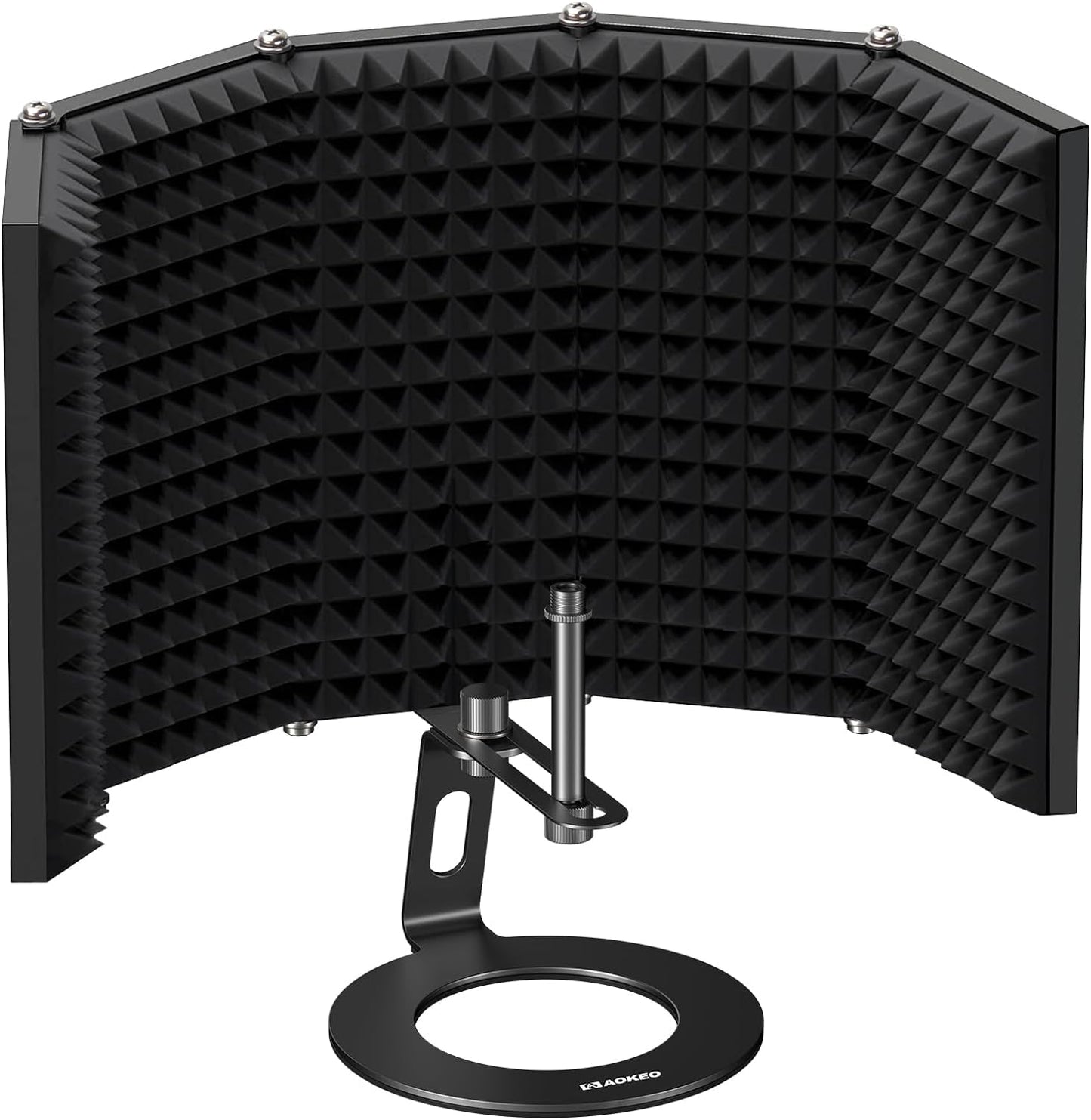 Microphone Isolation Shield for Clearer Vocal Recording