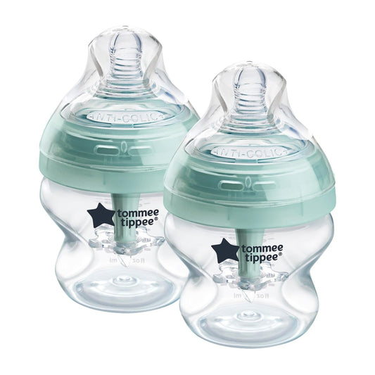 Tommee Tippee Anti-Colic Baby Bottles - Self-Sterilizing Duo