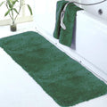 Walensee Bathroom Rug 24 x 72 in Hunter Green - Extra Soft Shaggy Mat