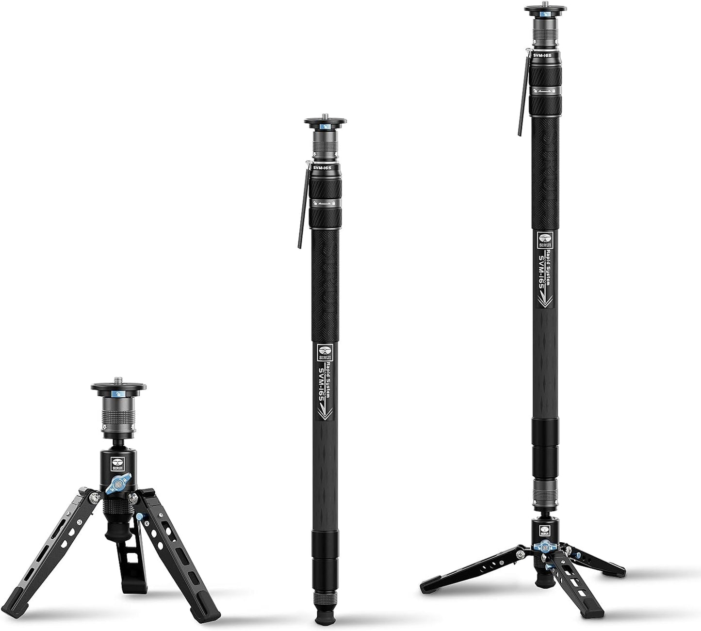 SIRUI SVM-165 Rapid Monopod for Cameras: Lightweight & Versatile
