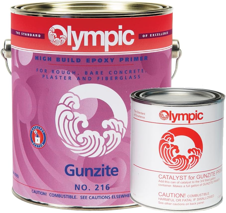 Olympic Pool Paint - Gunzite Primer for Durable Surfaces
