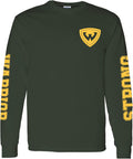 NCAA Double Sleeve Print Team Color Long Sleeve - College Fan Shirt