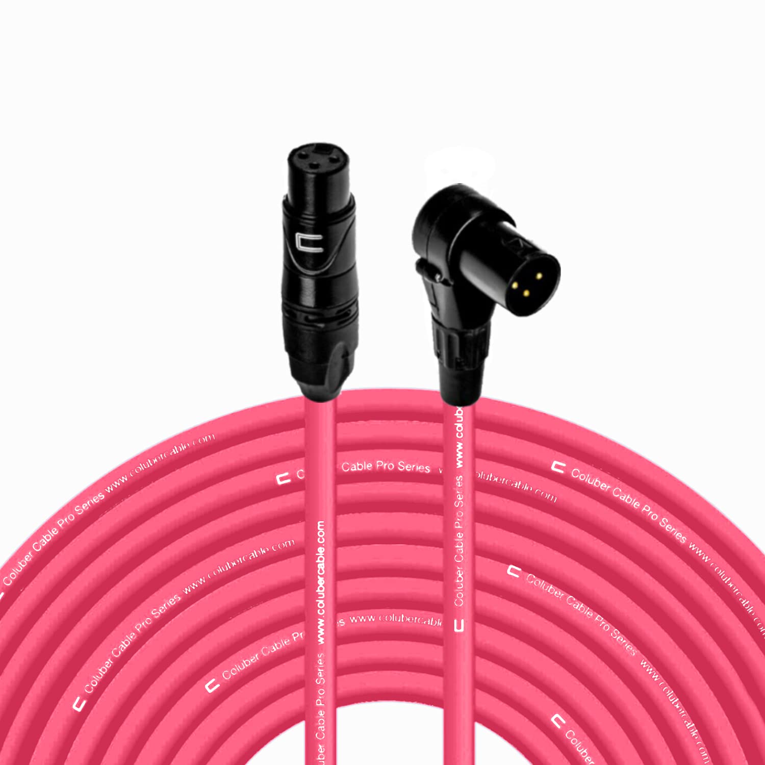 Balanced XLR Cable Female to Right Angle XLR Male - 150 Feet