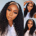 WENYAN Headband Wig Deep Wave 22 in - Ready to Wear Curly Wave Wig