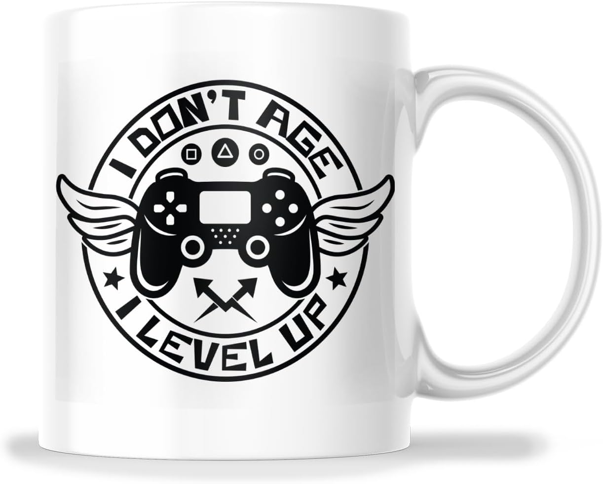 Gamer Dad Level Up Mug - Funny Gaming Gift