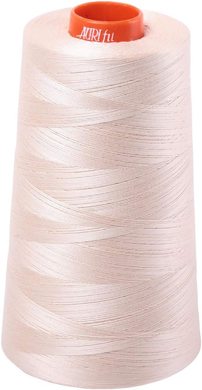 AURIFIL 50wt Cotton Thread 6,452yd in Light Sand for Sewing