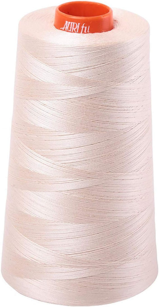 AURIFIL 50wt Cotton Thread 6,452yd in Light Sand for Sewing