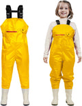 Kids Chest Waders for Youth Fishing and Hunting - Nylon Waterproof