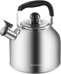 4.2 Quart Stainless Steel Whistling Tea Kettle - Fast Boil