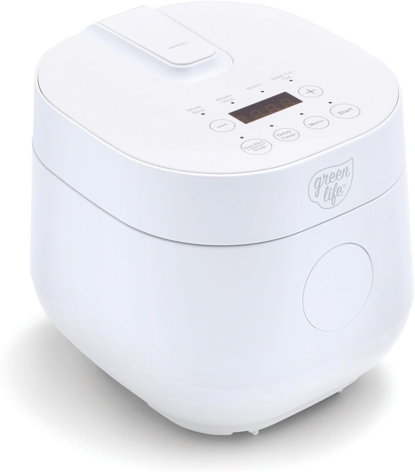 GreenLife Digital Rice & Beans Cooker with Fuzzy Logic Tech