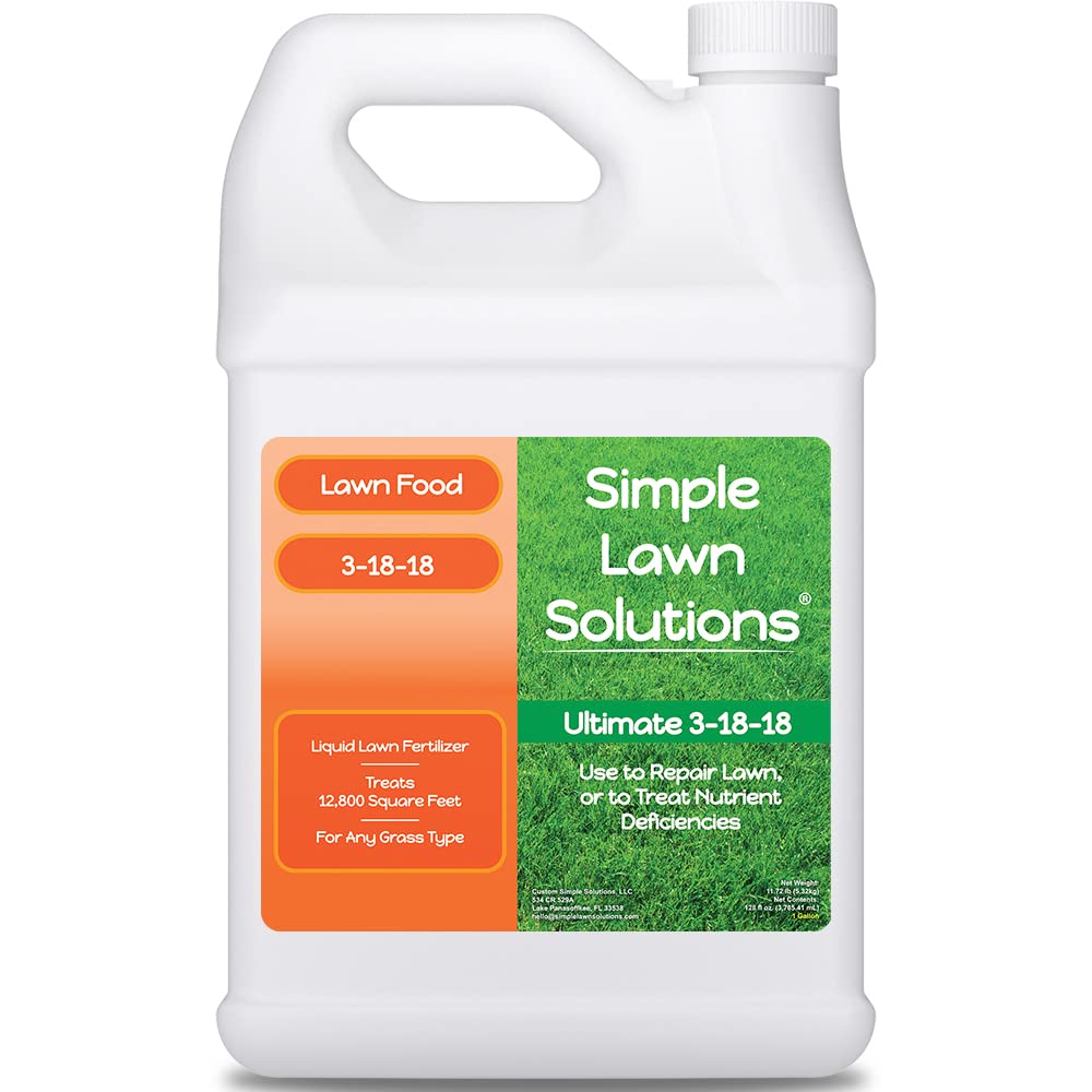 Ultimate 3-18-18 Lawn Food Liquid Fertilizer for Any Grass Type