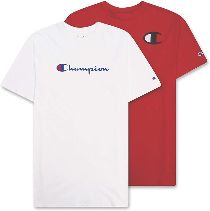 Champion Big and Tall Shirts for Men - 2 Pack Graphic Tees